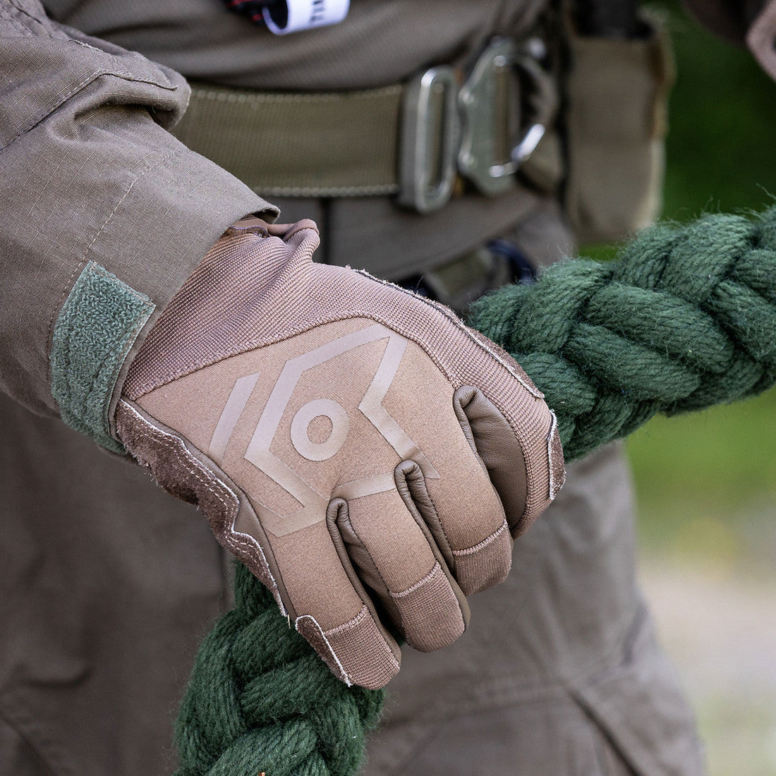 MoG Fast Rope Tactical Gloves - Coyote Brown