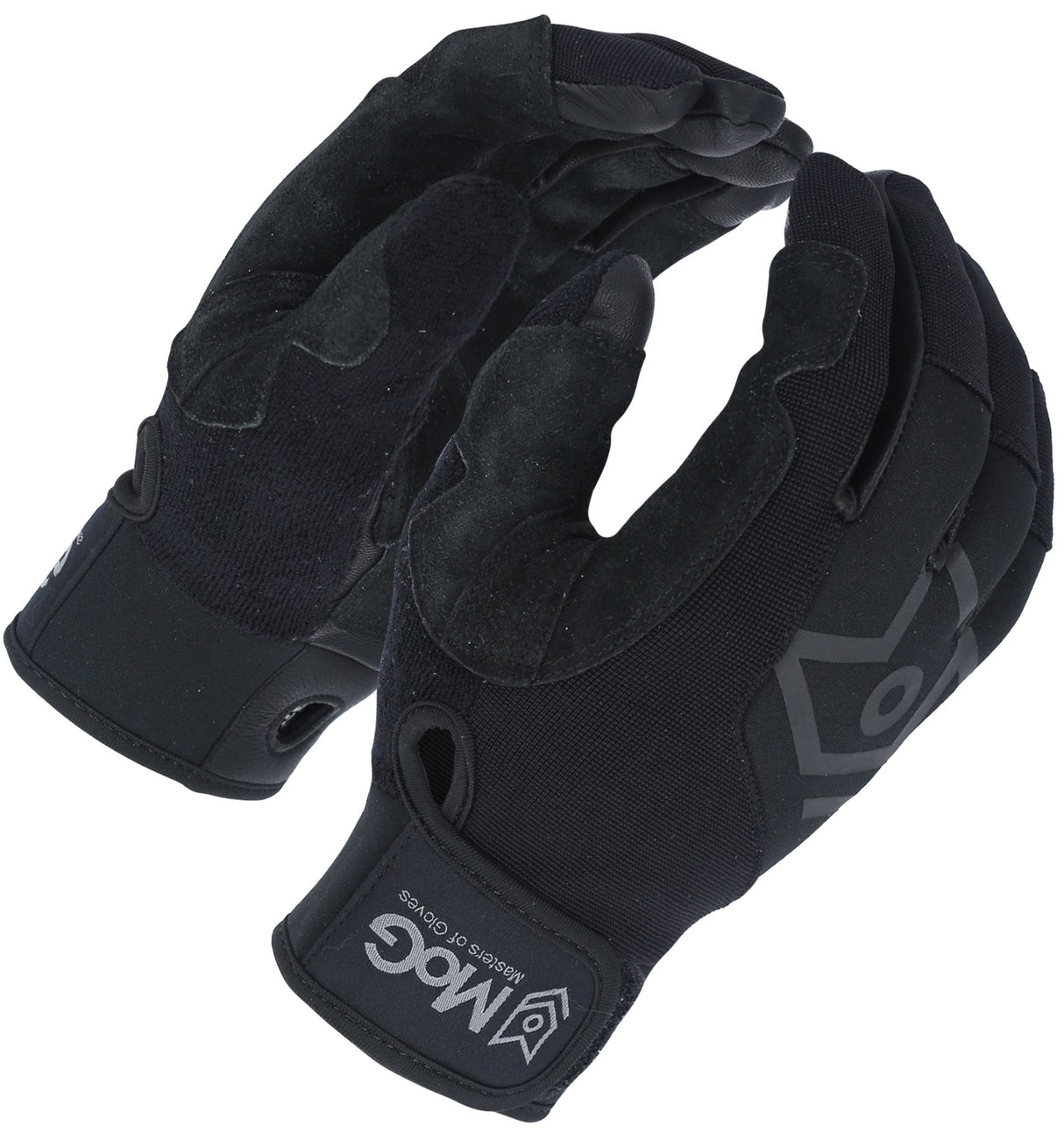 MoG 9162B Abseil/Rappel Gloves - Black