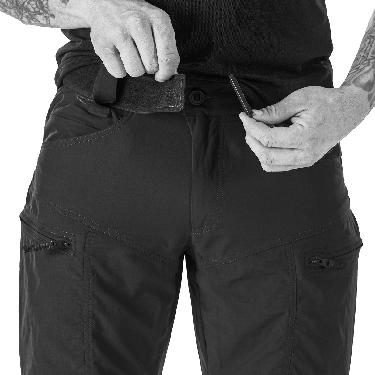 P-40 Ranger Tactical Shorts - Black
