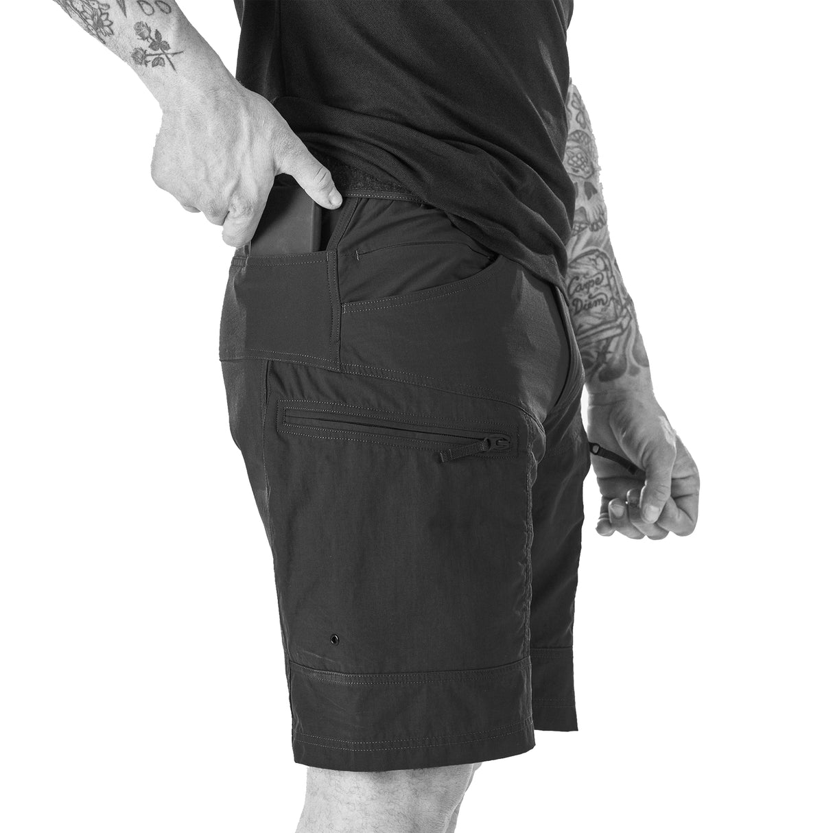 P-40 Ranger Tactical Shorts - Black