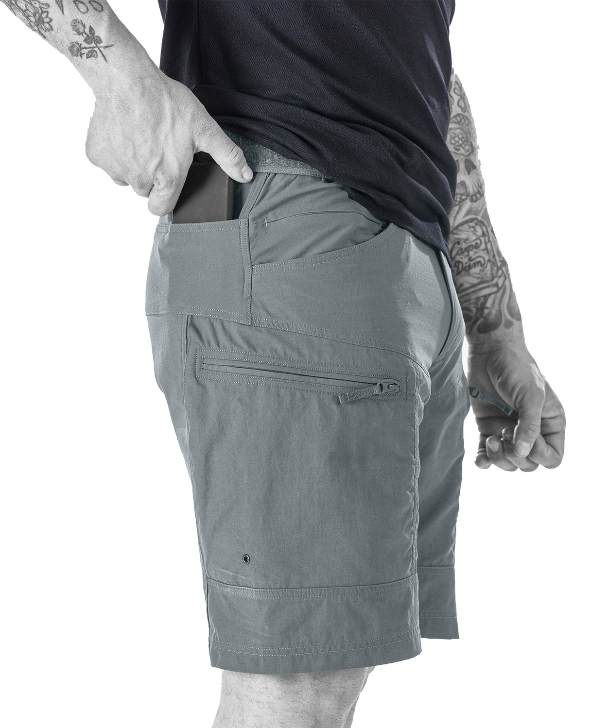 P-40 Ranger Tactical Shorts - Steel Grey
