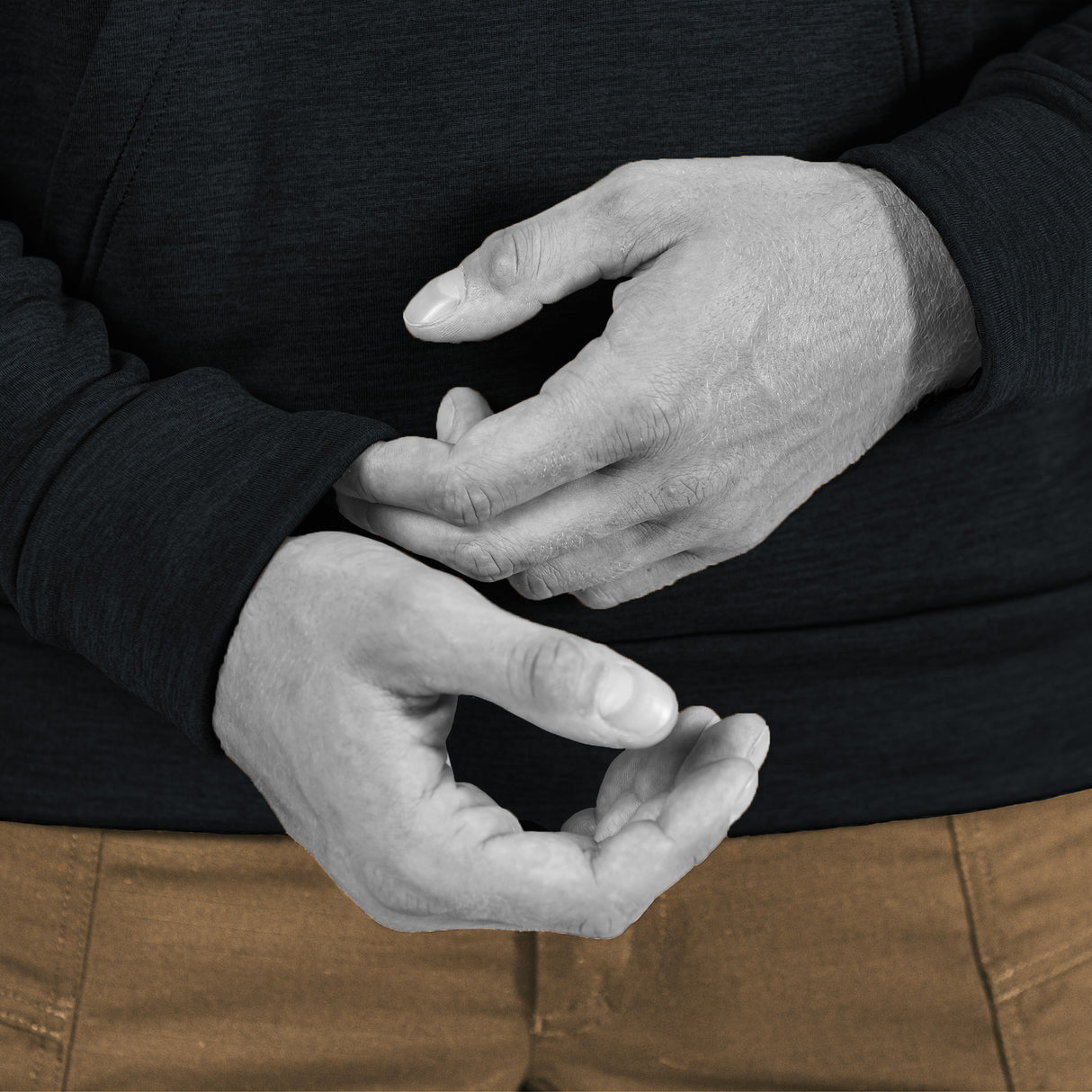 Hawk Raider Functional Hoodie - Black