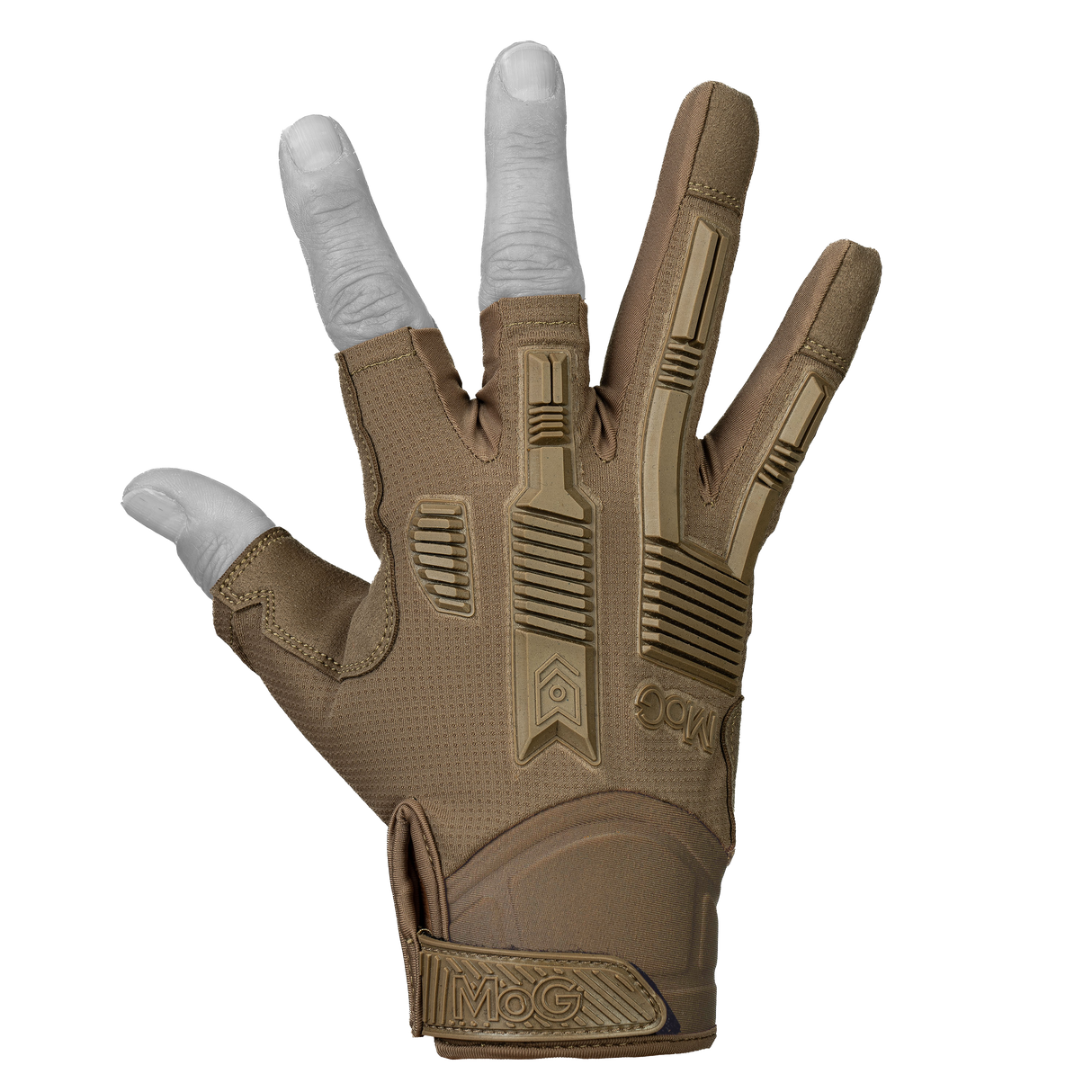 MoG Target High Abrasion Ergoshield Trivium Gloves - Coyote Brown