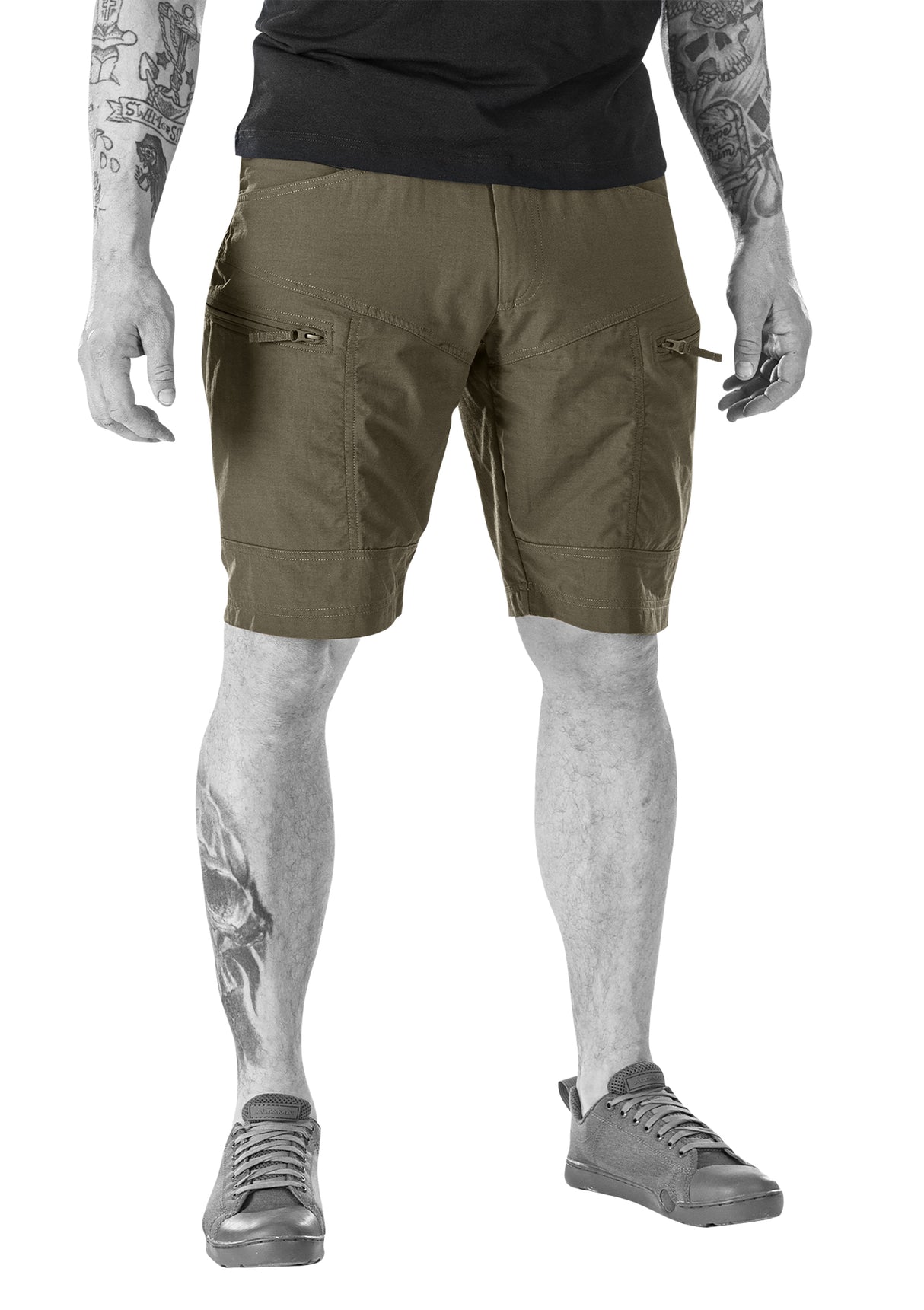 P-40 Ranger Tactical Shorts - Brown Grey