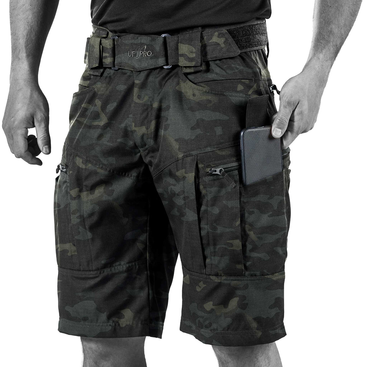 P-40 Tactical Shorts Gen.2 - Multicam Black