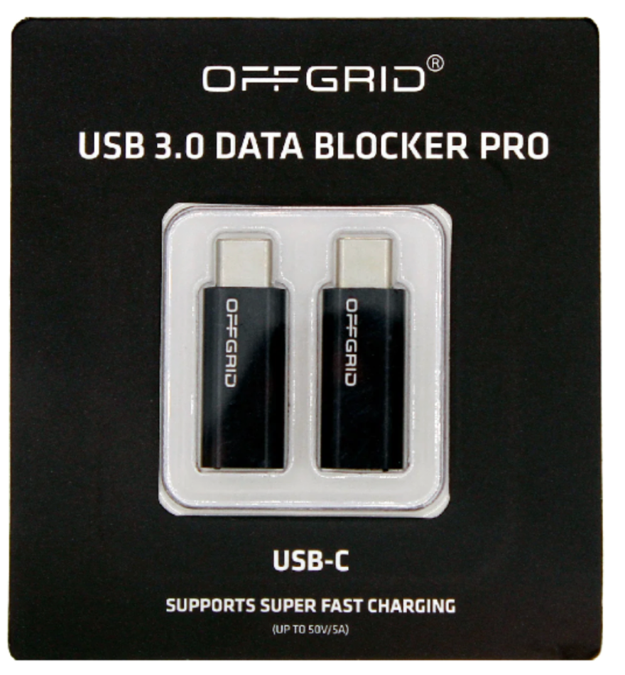 OffGrid USB-C 3.0 Data Blocker Pro 2-Pack