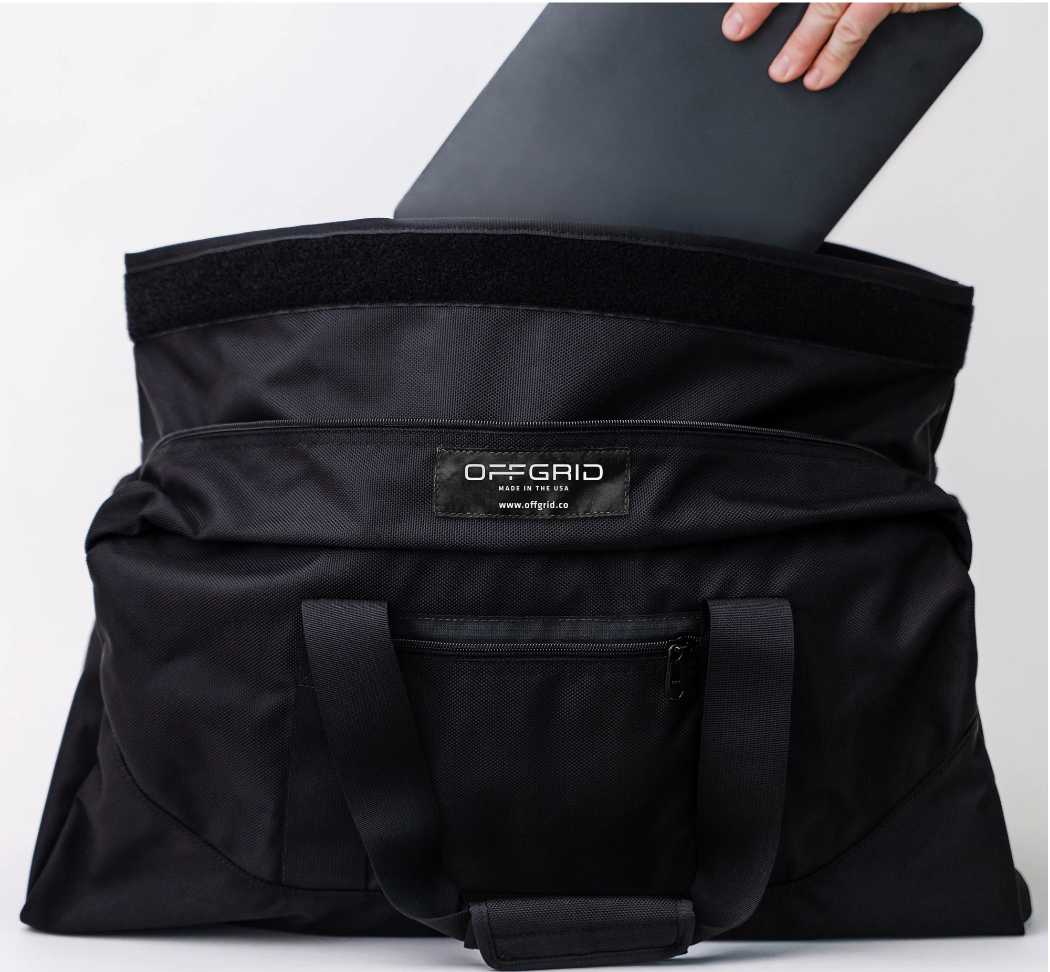 OffGrid Faraday Utility Duffel Bag (35L). Large - Black