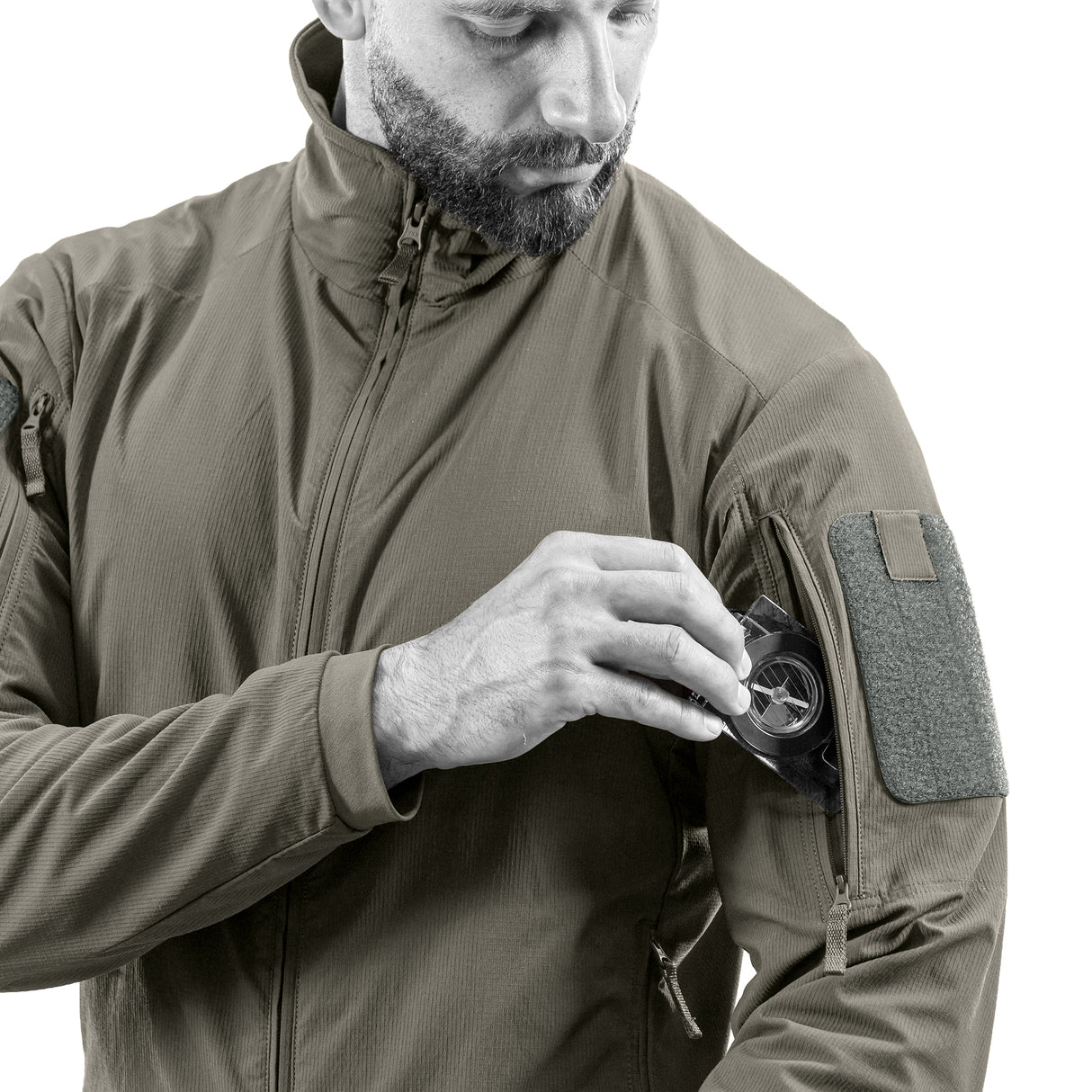 Hunter FZ Gen.3 Tactical Softshell Jacket - Brown Grey