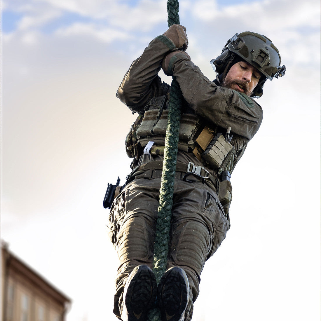 MoG Fast Rope Tactical Gloves - Coyote Brown