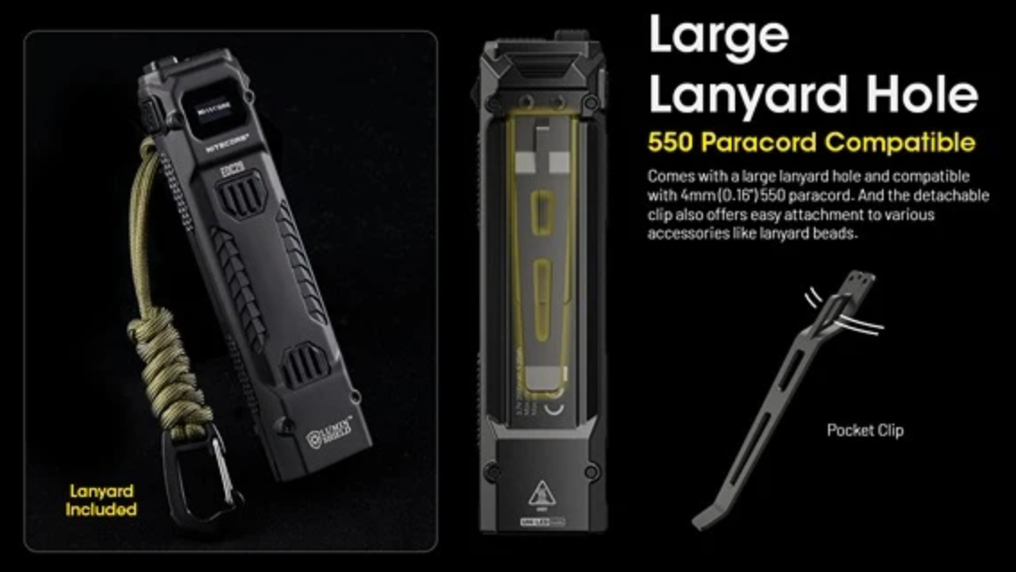 Nitecore EDC29 UHI Genopladelig LED Lygte - 6500 lumen