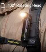 Nitecore EDC09 MCT Genopladelig LED Lygte, 1600 Lumen