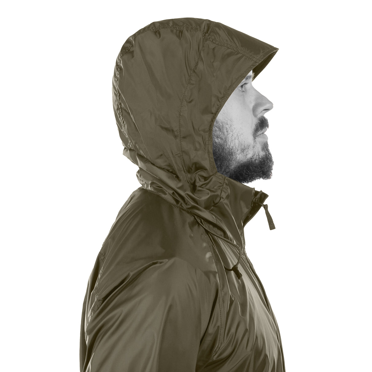 Storm Chaser Windbreaker Jacket - Brown Grey